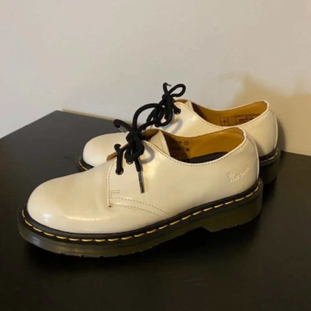 White Dr. Martens 1461 Size 3UK/5US - Picture 1 of 8